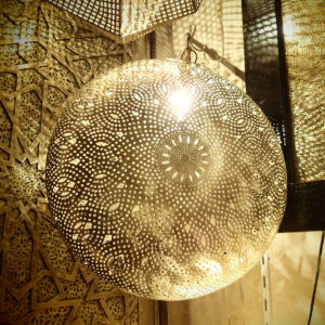 Lampada artigianale marocchina Seurat